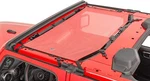 2018 2019 2020 2021 Jeep Wrangler Jl 2/4DR Mastertop Mesh Bimini Red. Fixed Price $58.77.