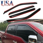 In-channel Window Vent Visor Rain Guards 2017-2022 Ford F250 F350 Crew Cab. Fixed Price $28.99.