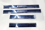 2007 Mercedes CLS63 Amg Oem Set Of Chrome Door Sills Scuffs Plates A2196801435. Fixed Price $187.50.