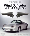 Genuine Porsche 986 Boxster Wind Deflector Latch Left & Right Side. Fixed Price $19.75.