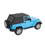 Bestop 56852-17 Trektop Black Twill Slantback Soft For 07-18 Wrangler Jk 2DR. Fixed Price $1724.98.