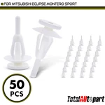 50PCS Door Moulding Retainer Triple Head For Mitsubishi Eclipse 8MM Nylon. Fixed Price $15.69.