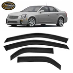 Fits 03-07 Cadillac Cts Sedan Window Visors Rain Sun Guard Vent 4PC Set. Fixed Price $27.85.