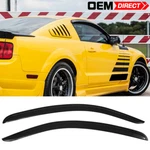 Fits 05-09 Ford Mustang Slim Style Side Window Visors Rain Deflector Guards 2PCS. Fixed Price $39.99.