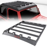 Black Steel Roof Cargo Rack W/ Led Light For 1997-2006 Jeep Wrangler Tj Hardtop. Fixed Price $237.49.