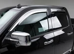 Extended Cab Chrome Door Window Visor Rain Sun Guard Vent 14-18 Silverado. Fixed Price $119.99.
