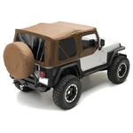 Smittybilt Replacement Soft Top With Upper Door Skins & Tinted Windows For 97-06. Fixed Price $289.00.