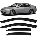For 03-07 Honda Accord Sedan Sun/rain Guard Outside Mount Tape-on Window Visors. Fixed Price $25.07.
