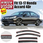 For 13-17 Honda Accord 4DR Channel Window Visors Rain Guard Shade W/ Mugen. Fixed Price $41.39.