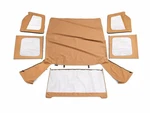 Rampage Spice Denim Vinyl Replacement Soft Top For 88-95 Jeep Wrangler Yj. Fixed Price $415.40.