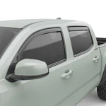 Egr 575085 In-channel Window Visors Front Rear Matte Black Crew Cab 16-23 Tacoma. Fixed Price $84.99.