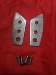 1968-1977 Corvette T-top Rear Stainless Steel Mounting Plates/screws Pair Lh Rh. Fixed Price $24.00.