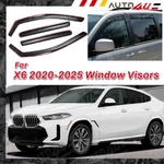 Fits 2020-25 Bmw X6 In-channel Vent Window Visor Rain Sun Guard Deflectors. Fixed Price $51.99.