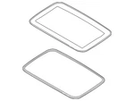 Genuine Audi Sunroof Glass 4H0-877-071-B. Fixed Price $1570.05.