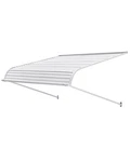 48X42IN Fixed Exterior Aluminum Canopy, Ripple Texture, Sun-rain-snow Guard. Fixed Price $127.39.