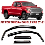 Rain Guards Vent Visors Shade 2007-2021 Toyota Tundra Double Cab In-channel. Fixed Price $62.99.