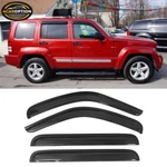 Fits 08-14 Jeep Liberty Window Visors Rain Sun Guard Vent 4PC Set. Fixed Price $26.99.