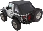 Smittybilt For 07-18 Wrangler Jk 2 Door Bowless Combo Top Kit Tinted Windows Blk. Fixed Price $682.18.
