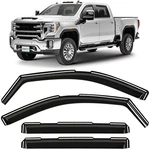 Sun Rain Visors Wind Guards For 2020-2026 Gmc Sierra 2500HD/3500HD Crew Cab. Fixed Price $69.99.