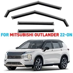 Rain Guards Vent Visors Shade For 2022-2026 Mitsubishi Outlander. Fixed Price $62.99.
