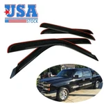 Us In-channel Window Visors Sun Rain Guard For 00-06 Chevy Suburban/gmc Yukon Xl. Fixed Price $33.46.