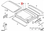 For Bmw Genuine Sunroof Cover 54108036474. Fixed Price $307.41.