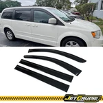 Fits 08-20 Dodge Grand Caravan 08-16 Chrysler Town Window Visors Rain Sun Guard. Fixed Price $26.98.