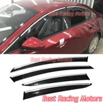 For 2019-2026 Mazda 3 4DR Sedan Jdm Style Side Window Visors + Chrome Trims. Fixed Price $72.10.