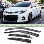 Fits 14-2019 Toyota Corolla Jdm 3D Wavy Mugen Style Window Visor Rain Guard Vent. Fixed Price $27.99.