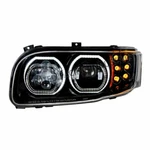 Peterbilt 389 Headlight 388 2008 And Newer Led Blacked Out Pair Driver Passenger. Fixed Price $684.99.