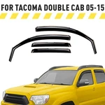 Rain Guards Vent Visors Shade For 05-15 Toyota Tacoma Double Cab In-channel. Fixed Price $61.94.