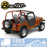 Bestop 2 Piece Soft Doors For 80-95 Jeep CJ7 & Wrangler Yj Black Denim 51783-15. Fixed Price $649.99.