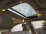 2004 Lexus ES330 Front Dark Gray Sun Moon Roof Glass Window Only. Fixed Price $160.00.