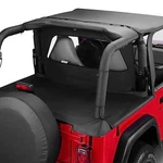 For Jeep Wrangler 03-06 Bestop Header Bikini Targa Style Black Diamond Soft. Fixed Price $129.30.
