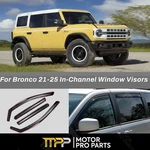 In-channel Vent Window Visors Sun Rain Guard Deflector Fit Ford Bronco 2021-2025. Fixed Price $48.99.