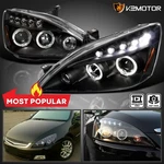 Black Fits 2003-2007 Honda Accord Led Halo Projector Headlights Lamps Left+right. Fixed Price $170.38.