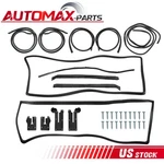 1965 1966 Ford Mustang Complete Weatherstrip Set Windshield Roof Door Seals. Fixed Price $153.99.