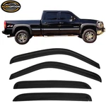Fits 01-06 Chevy Silverado Gmc Sierra Crew Cab Window Visors Rain Sun Guard Vent. Fixed Price $28.99.