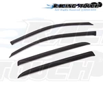 Dark Smoke Outside Mount Window Visor Rain Guard 4PC For Gmc Envoy Xuv 2004-2006. Fixed Price $51.85.