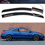 Fit For 06-11 Honda Civic Coupe Window Visor Shade Guard Deflector W/ 3D Mugen. Fixed Price $42.29.