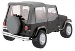 Rampage Complete Soft Top Kt Fits: 1976-1986 Jeep CJ7; 1987-1995 Wrangler. Fixed Price $736.24.