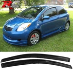 Fit 07-11 Toyota Yaris XP90 Hatchback Acrylic Tape On Window Visor Sun Guard 2PC. Fixed Price $28.99.