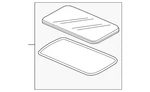 Genuine Honda Sunroof Glass 70200-TG7-A02. Fixed Price $383.60.