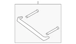 Genuine Audi Air Deflector 8R0-877-651. Fixed Price $257.95.