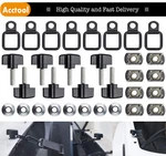 Hardtop Thumb Screw Nut Washers Tie-down D-rings Kit For Jeep Wrangler Yj Tj Jk. Fixed Price $18.60.