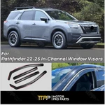 In-channel Window Visors Rain Shade Guard Deflector Fits Nissan Pathfinder 22-25. Fixed Price $56.69.