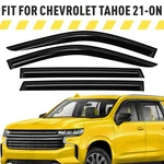 Rain Guards Vent Visors Shade For 2021-2026 Chevrolet Tahoe Shatterproof. Fixed Price $47.24.