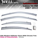 Wellvisors For Lexus ES350 07-12 Side Window Chrome Deflectors. Fixed Price $88.99.
