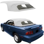Robbins Convertible Top 94-04 Ford Mustang White Vinyl Heated Glass Window Only. Fixed Price $249.99.