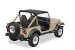 Bestop 52519-15 Strapless Targa Bikini Black Denim For 92-95 Wrangler Yj. Fixed Price $127.40.